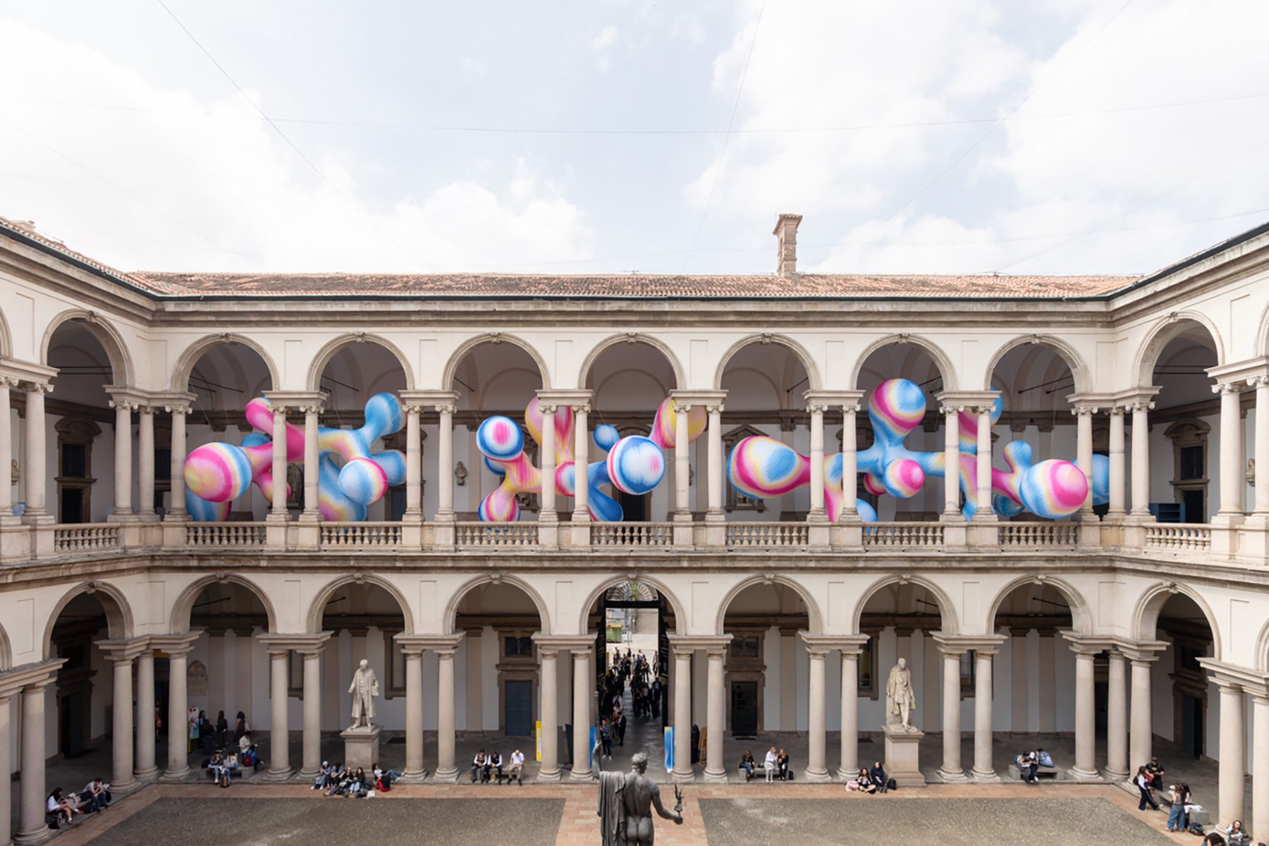 Happiness as a spatial installation during Milan Design Week by Sara Ricciardi